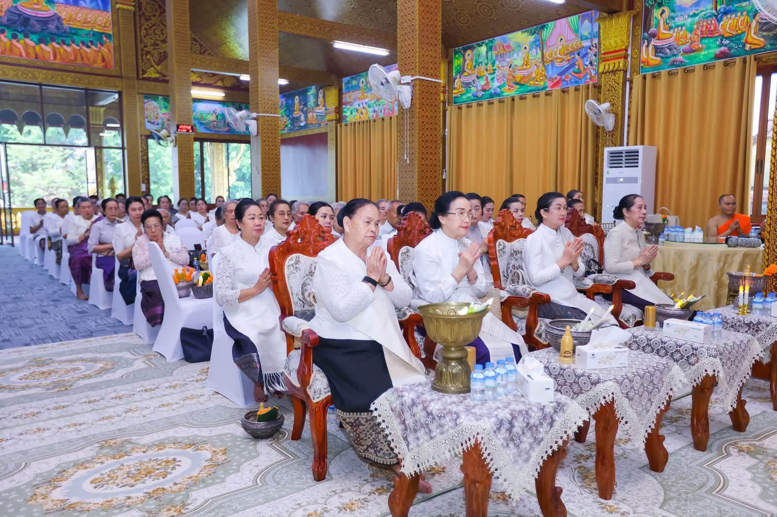 ພິທີ ຖວາຍເຂົ້າບິນທະບາດ ແລະ ຖວາຍກອງຜ້າປ່າສາມັກຄີ ຂອງ ກັມມາທິການສາທາຣະນູປະການ ສູນກາງ ອພສ